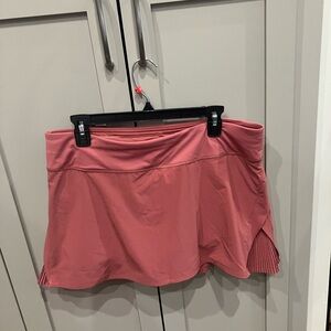 Lululemon Play off the Pleats Pink Skirt